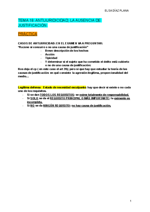 Miniatura del documento TEMA 18_ CAUSAS DE JUSTIFICACION