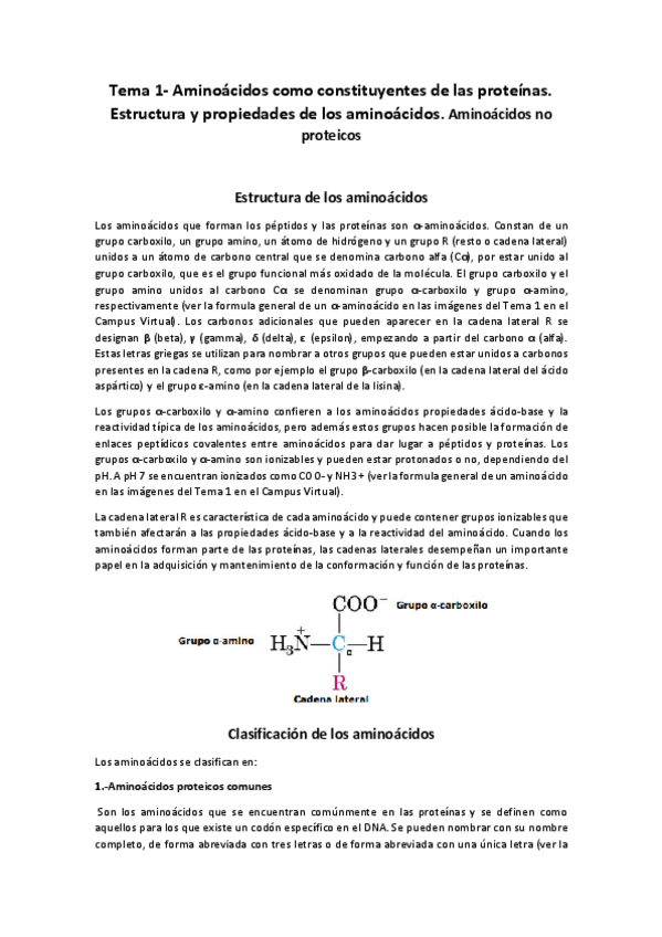 Miniatura del documento BIOQUIMICA-Tema-1-Aminoacidos.pdf