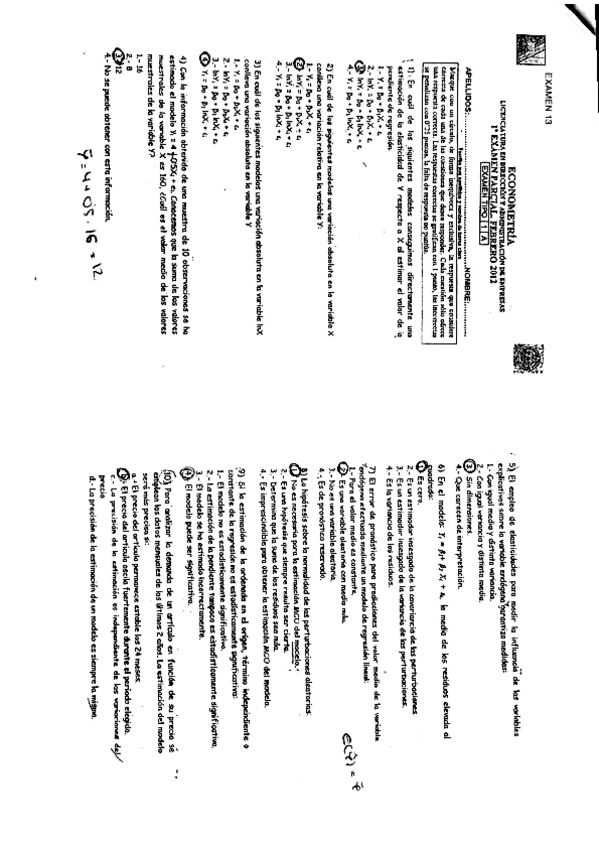 Miniatura del documento Examen tipo test econometria con solución.pdf