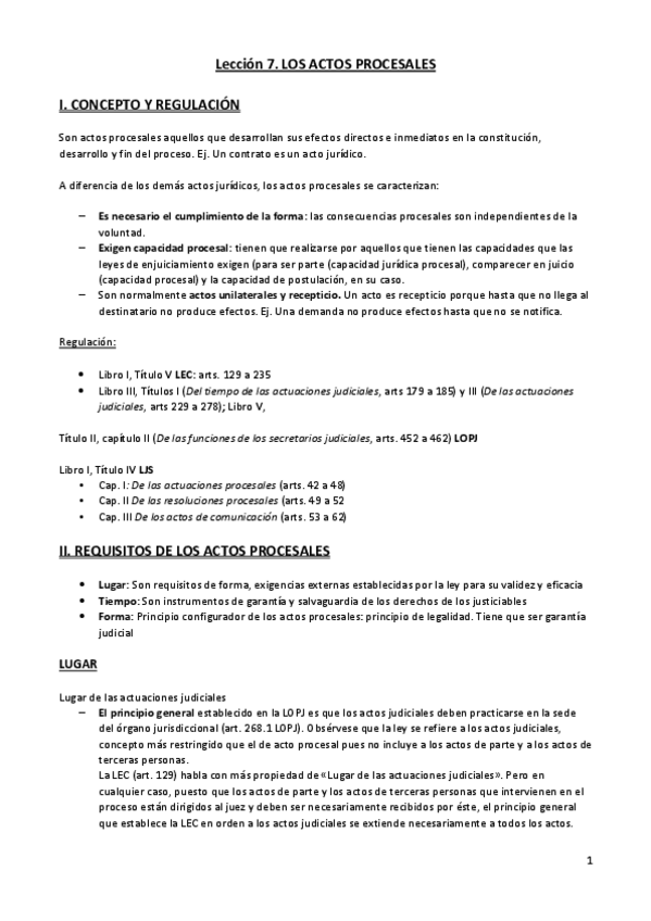 Miniatura del documento T7.Los actos procesales.pdf