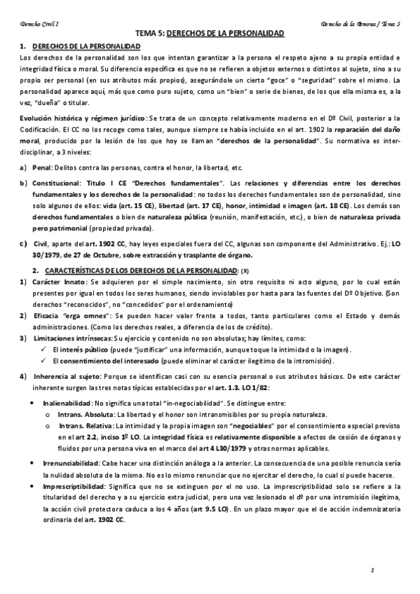 Miniatura del documento TEMA 5 LOS DERECHOS DE LA PERSONALIDAD.pdf