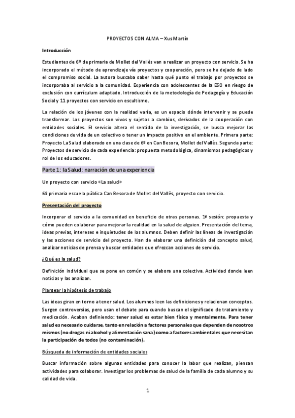 Miniatura del documento Examen de Libro Proyectos con Alma