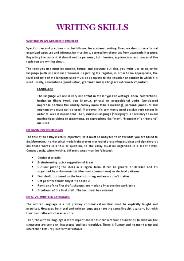 Miniatura del documento WRITING SKILLS apuntes.pdf