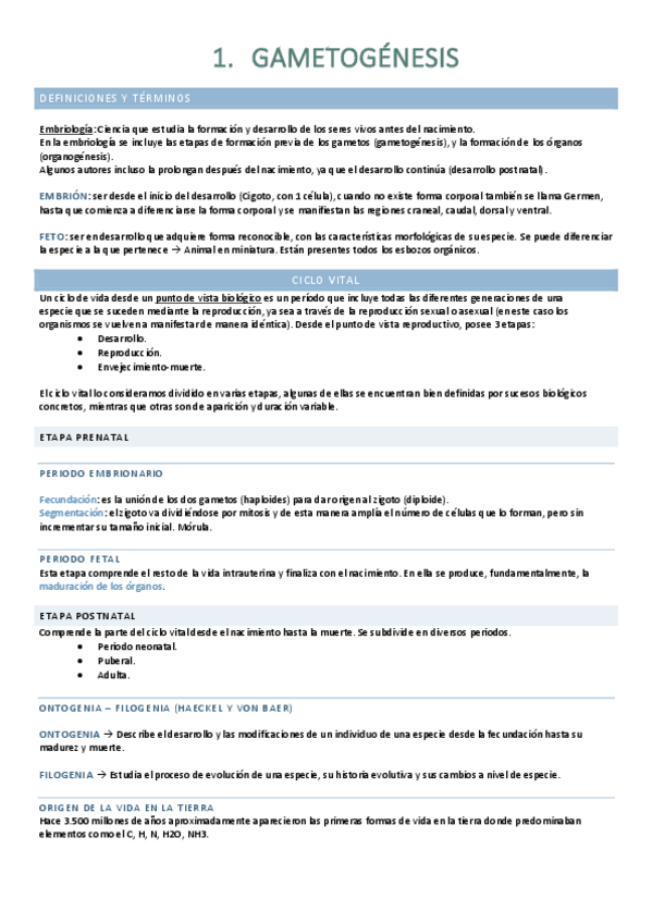 Miniatura del documento Gametogenesis