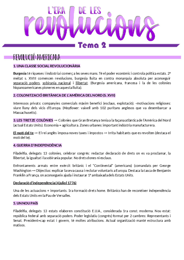 Miniatura del documento Socials - Era de les revolucions