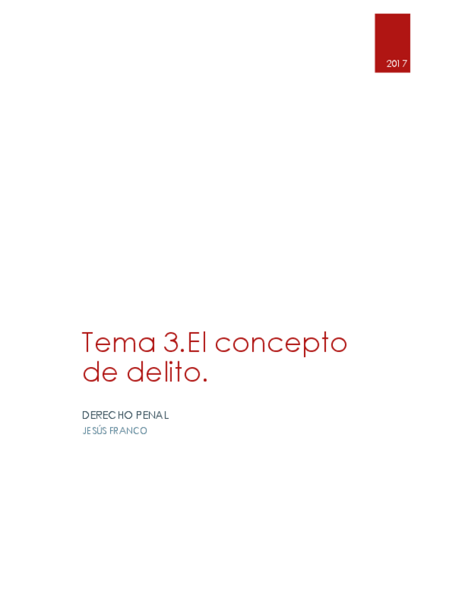 Miniatura del documento Tema 3. El concepto de delito.pdf