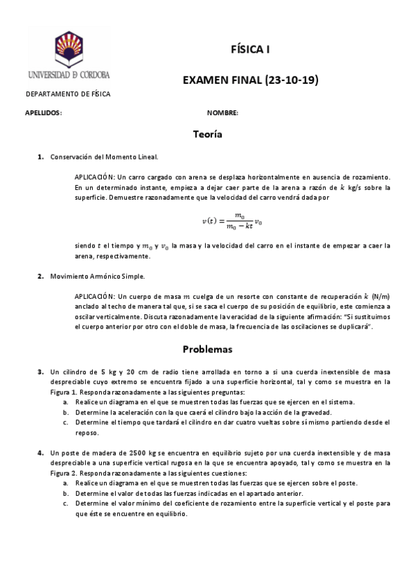Miniatura del documento Examen-Final-Octubre-2019-Fisica-I.pdf
