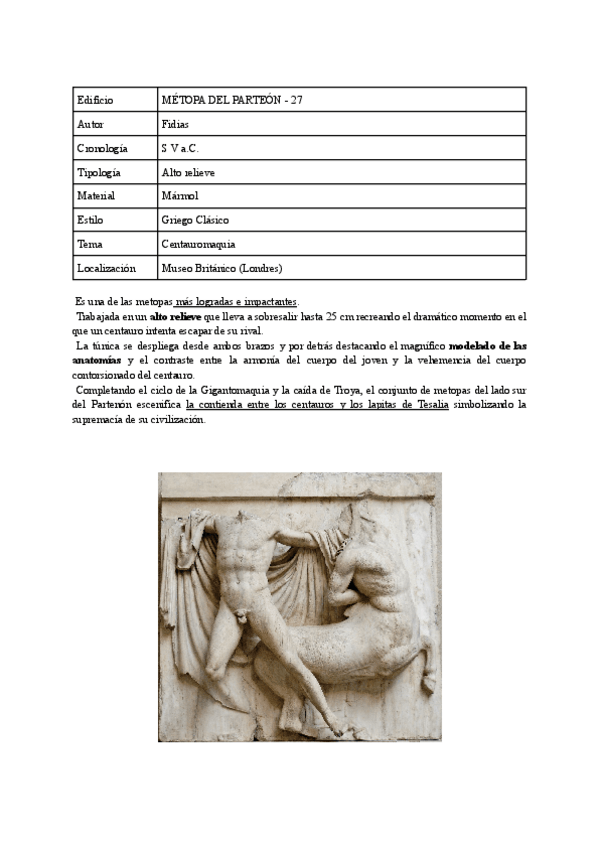 Miniatura del documento métopa 27 del Parteón
