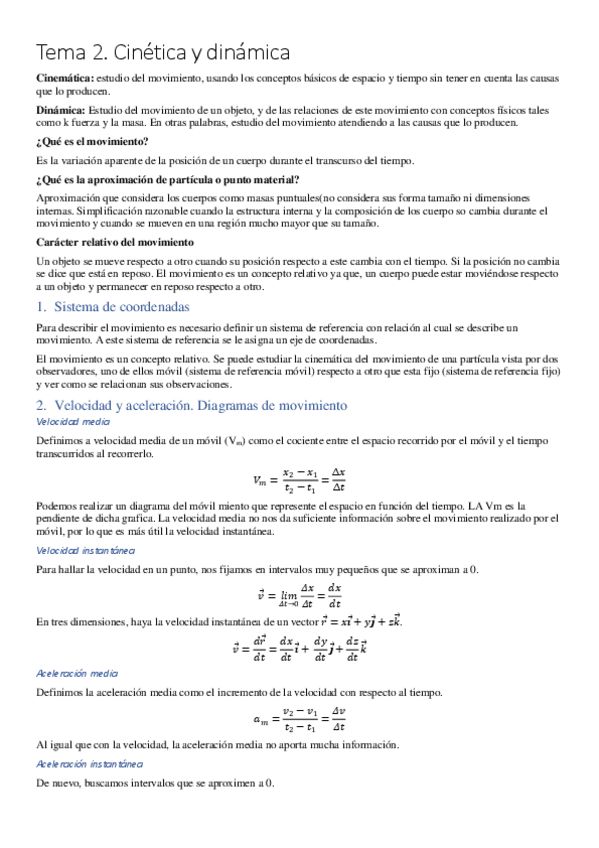 Miniatura del documento Tema 2. Cinética y dinámica.pdf