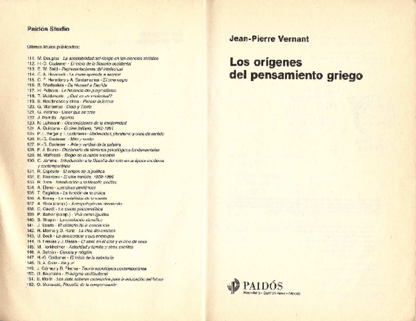 Miniatura del documento Vernant-Los-origenes-del-pensamiento-griego.pdf
