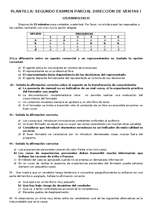 Miniatura del documento TEST 2 2013  EXAMEN PARCIAL DIRECCI+ôN DE VENTAS I.docx