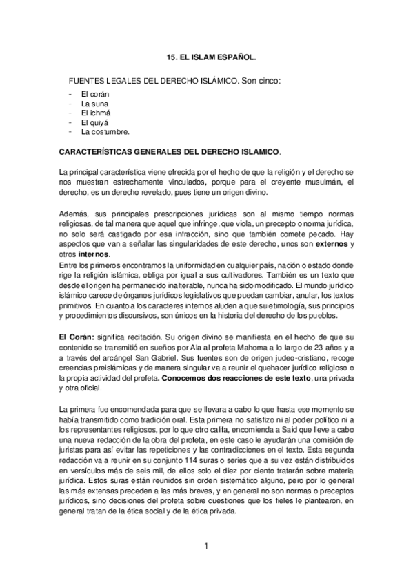 Miniatura del documento El islam español