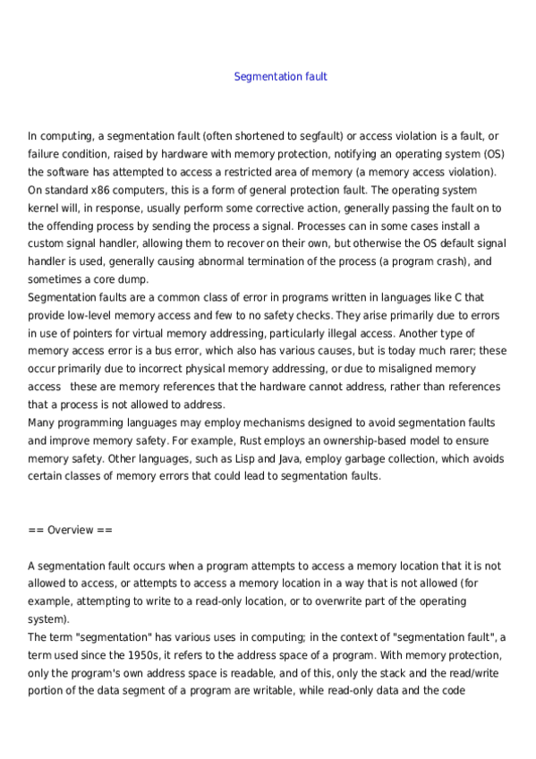 Miniatura del documento Segmentation-fault.pdf