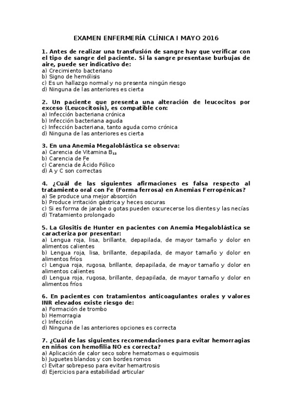 Miniatura del documento EXAMEN ENFERMERÍA CLÍNICA I MAYO 2016.doc