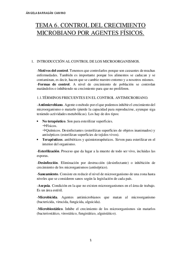 Miniatura del documento Tema 6. Control del crecimiento microbiano por agentes físicos..pdf