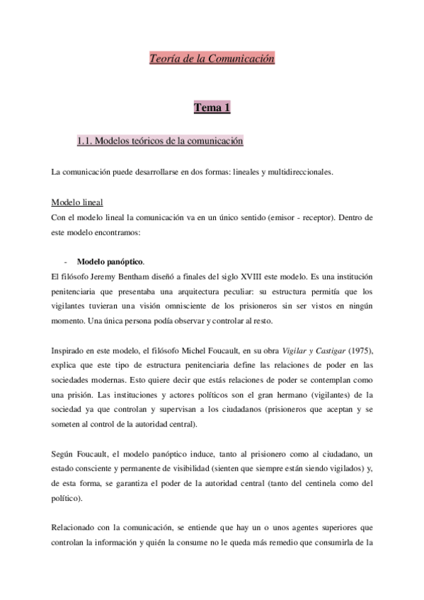 Miniatura del documento Teoría de la Comunicación. Tema 1.pdf