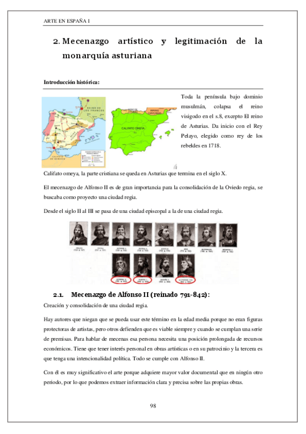 Miniatura del documento 3.2. MONARQUÍA ASTURIANA