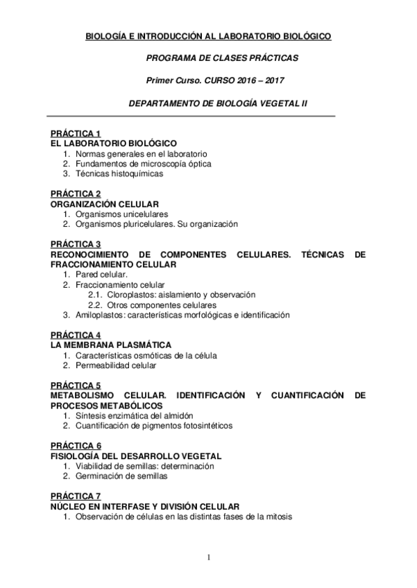 Miniatura del documento Guia de PRACTICAS Biologia 2016-2017.doc