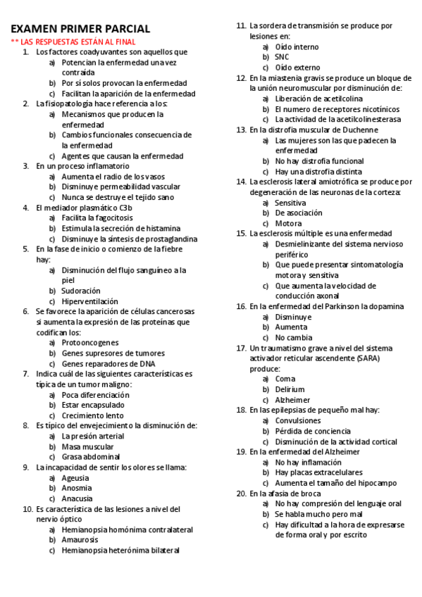 Miniatura del documento PRIMER PARCIAL FISIOPATOLOGÍA CON SOLUCIONES.pdf