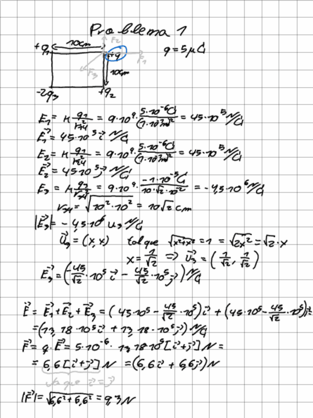 Miniatura del documento Problemes Tema 1 (electromagnetisme)
