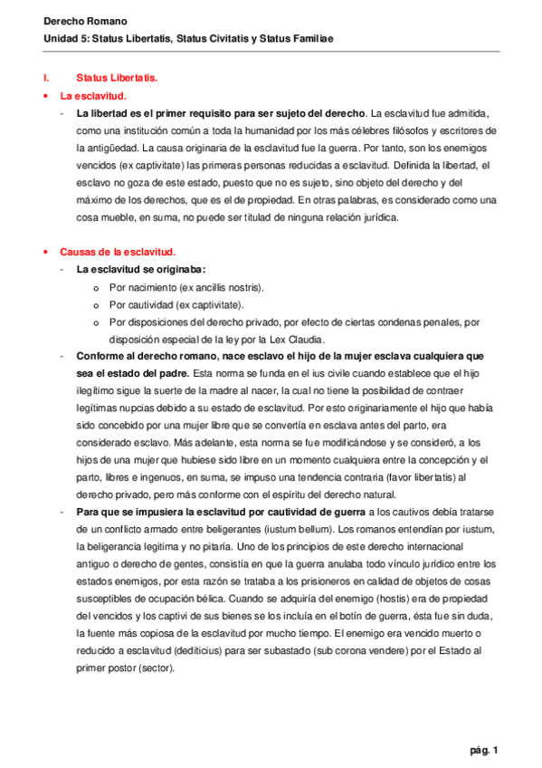 Miniatura del documento Unidad 5. Status Libertatis- Status Civitis y Status Familiae.pdf