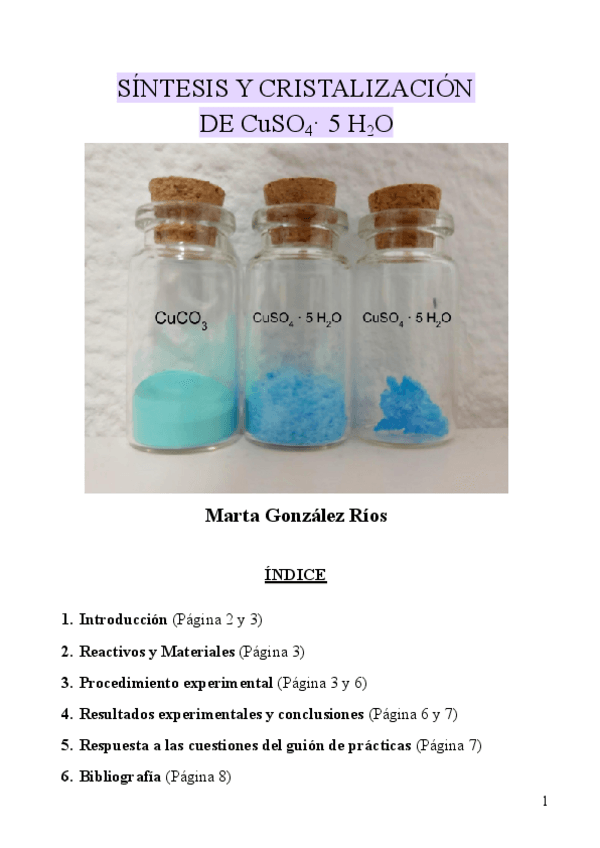 Miniatura del documento PRACTICA-4-Sintesis-y-cristalizacion-de-CuSO4-5H2O-2.pdf