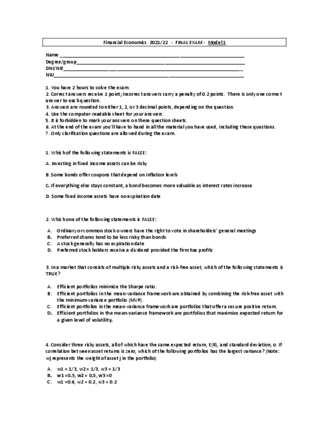 Miniatura del documento Financial-EconomicsModel-1solutionslast.pdf