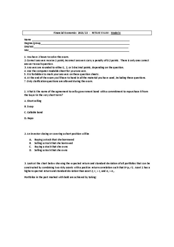 Miniatura del documento Financial-EconomicsRetakeModel4answers.pdf