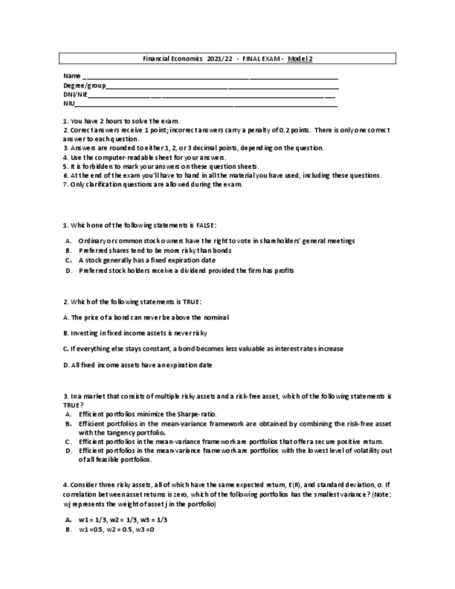 Miniatura del documento Financial-EconomicsModel-2solutionslast.pdf
