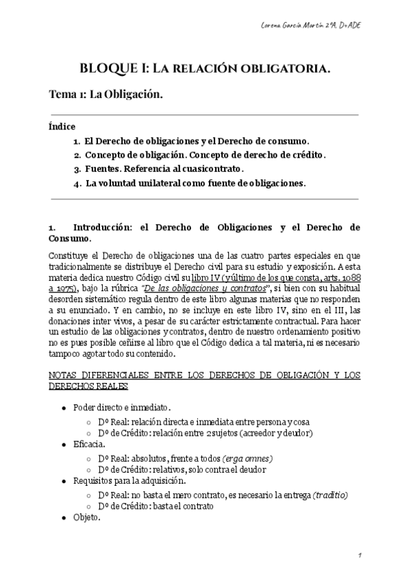 Miniatura del documento bloque I la relación obligatoria