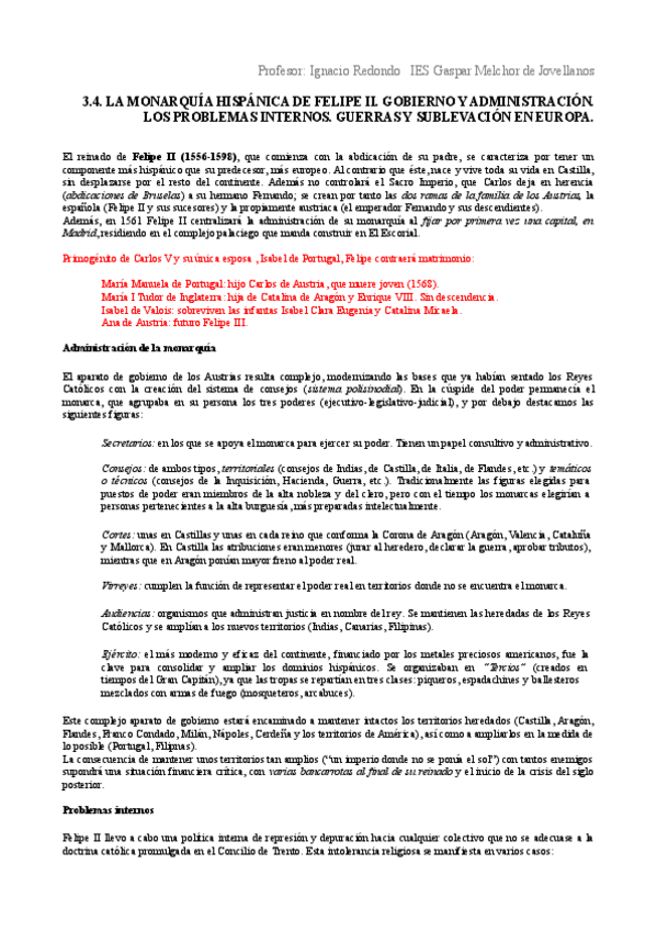 Miniatura del documento 3.4.-LA-MONARQUIA-HISPANICA-DE-FELIPE-II.-GOBIERNO-Y-ADMINISTRACION.-LOS-PROBLEMAS-INTERNOS.-GUERRAS-Y-SUBLEVACION-EN-EUROPA..pdf