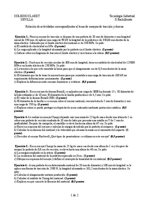Miniatura del documento Actividades de ensayos de tracción y dureza II Bachillerato.pdf