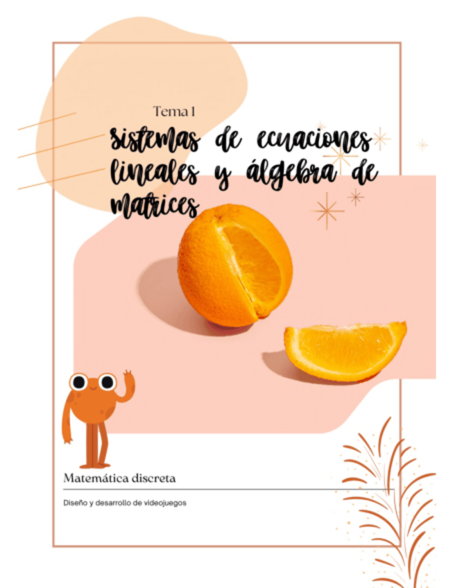 Miniatura del documento Apuntes tema 1: Sistemas de ecuaciones lineales y álgebra de matrices.pdf