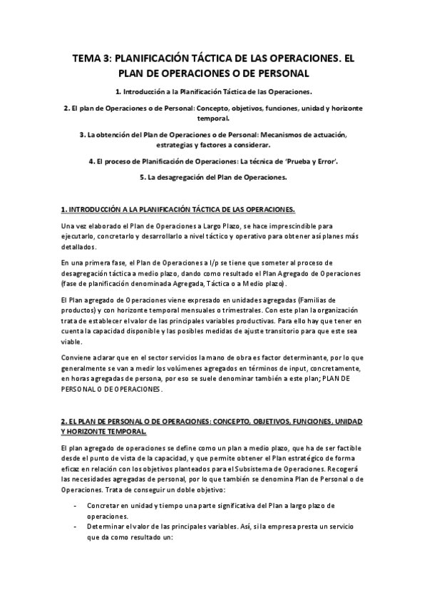 Miniatura del documento TEMA 3 - Planificación táctica de las Operaciones. El plan de operaciones o de personal.pdf