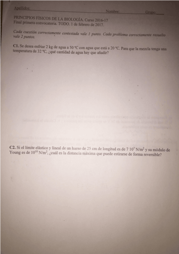 Miniatura del documento Examen de física. Primera convocatoria curso 2016-2017 (2).pdf