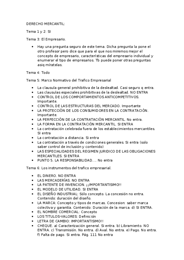 Miniatura del documento DERECHO MERCANTIL. Preguntas examen.docx