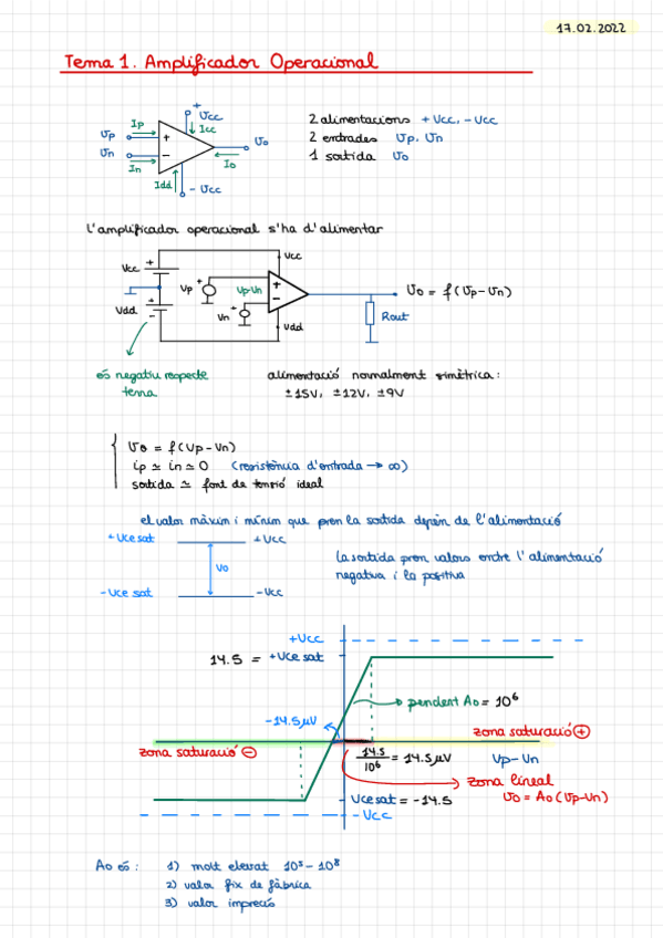 Miniatura del documento CSL. Tema 1. Amplificador Operacional.pdf