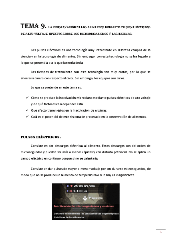 Miniatura del documento Tema 9. Conservación alimentos por pulsos electricos alto voltaje.pdf