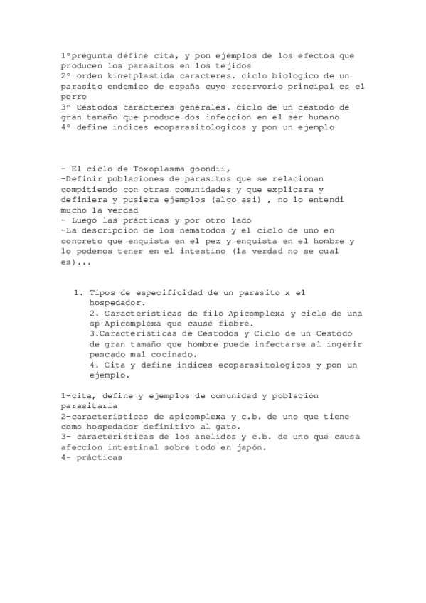 Miniatura del documento Preguntas examenes parasito.doc