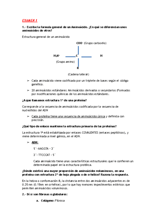 Miniatura del documento Examenes bioquimica (SUPER IMPORTANTE- todas caen) si quieres aprobar....pdf