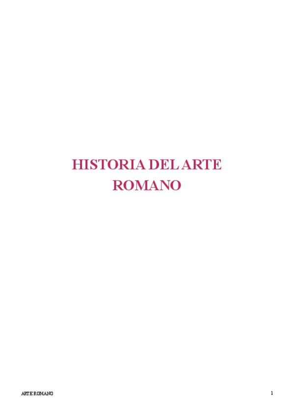 Miniatura del documento ARTE ROMANO apuntes completos