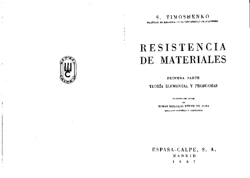 Miniatura del documento Resistencia de materiales - Timoshenko I.pdf