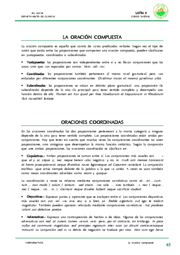 Miniatura del documento 8. La oración compuesta.pdf