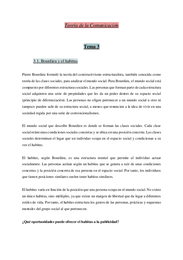 Miniatura del documento Teoría de la Comunicación. Tema 3.pdf