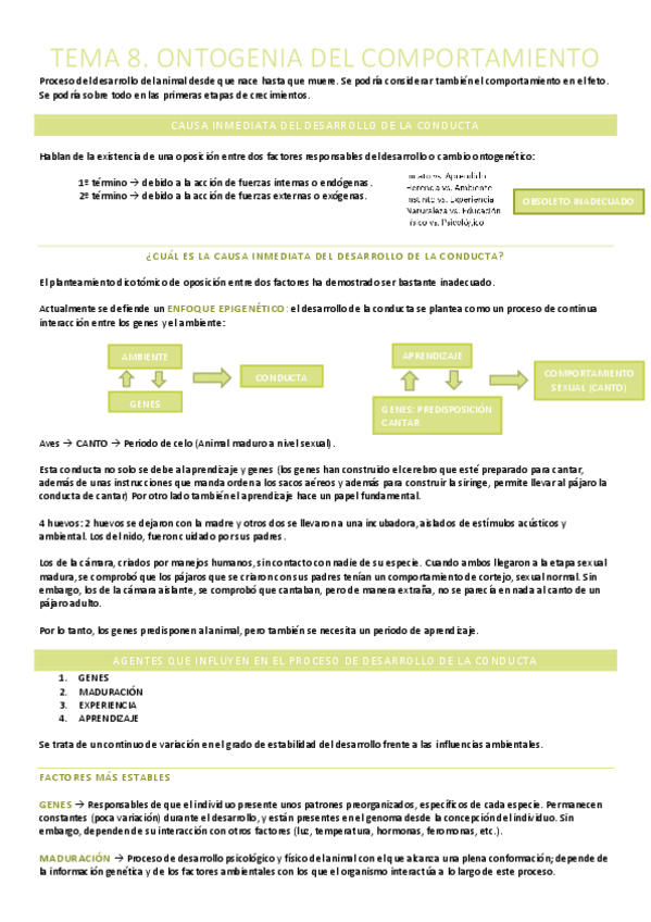 Miniatura del documento T.8. Ontogenia del comportamiento