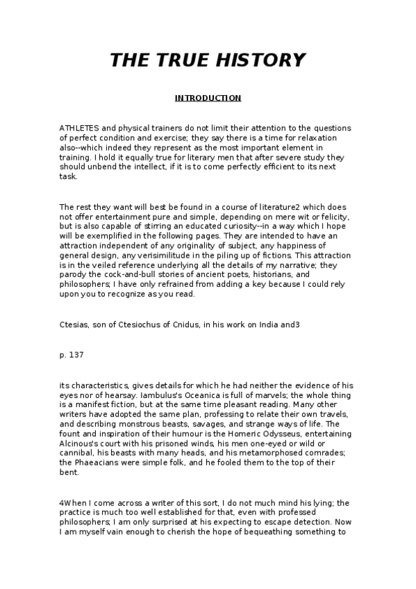 Miniatura del documento Verae Historiae (traducción en inglés).docx