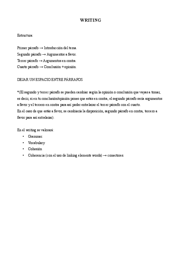 Miniatura del documento CÓMO HACER UN WRITING  (FOR AND AGAINST)