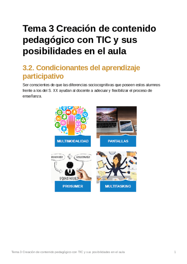 Miniatura del documento Tema3CreacindecontenidopedaggicoconTICysusposibilidadesenelaula.pdf