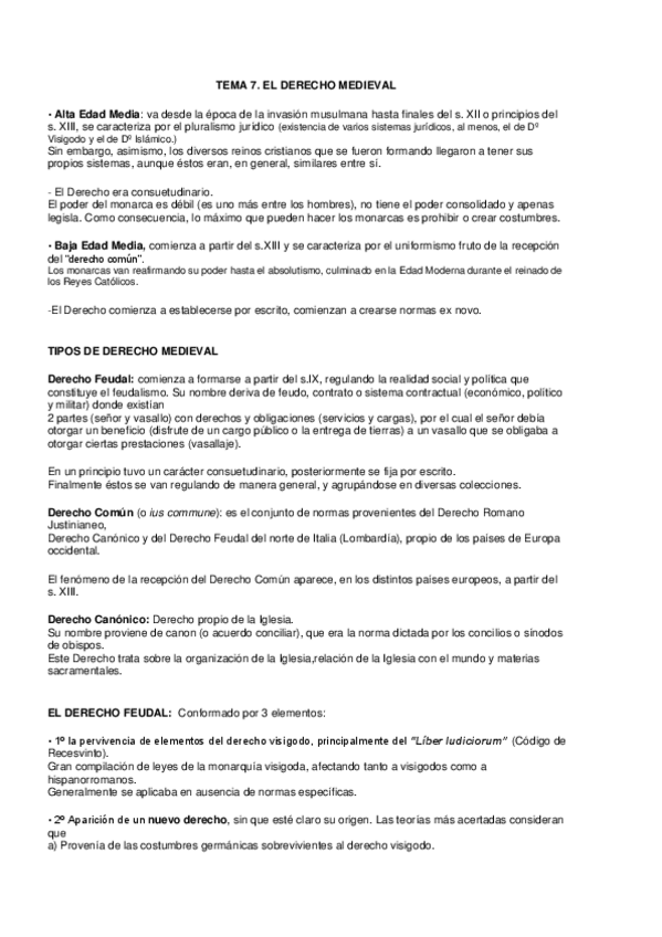 Miniatura del documento Tema-7.-El-Derecho-medieval.pdf