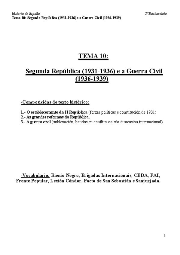 Miniatura del documento Tema-10-Segunda-Republica-1931-1936-e-a-Guerra-Civil.pdf
